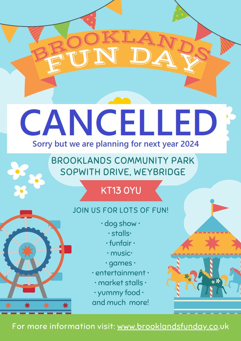 Brooklands Fun Day 2023 poster